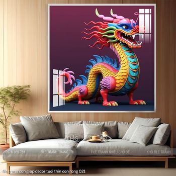 file tranh con giap decor tuoi thin con rong 021