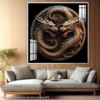 file tranh con giap decor tuoi thin con rong 023