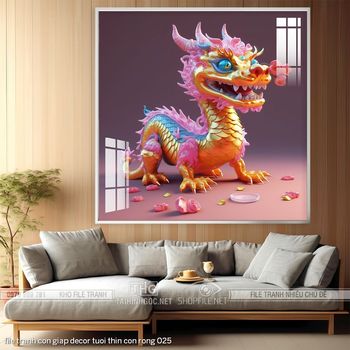 file tranh con giap decor tuoi thin con rong 025