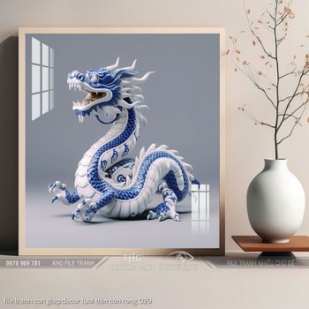 file tranh con giap decor tuoi thin con rong 029