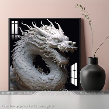 file tranh con giap decor tuoi thin con rong 030