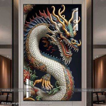 file tranh con giap decor tuoi thin con rong 033