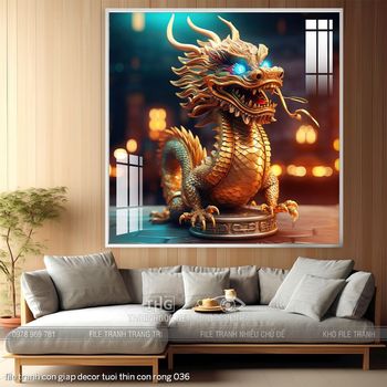 file tranh con giap decor tuoi thin con rong 036