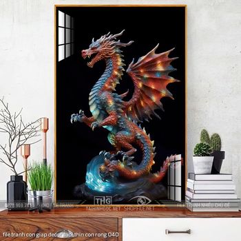 file tranh con giap decor tuoi thin con rong 040