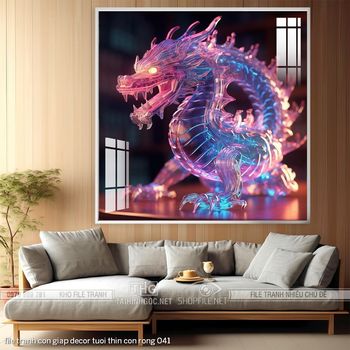 file tranh con giap decor tuoi thin con rong 041