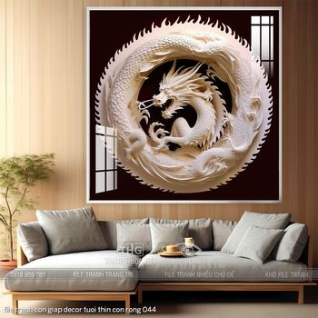 file tranh con giap decor tuoi thin con rong 044