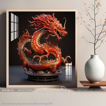 file tranh con giap decor tuoi thin con rong 056