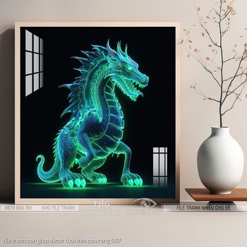 file tranh con giap decor tuoi thin con rong 057