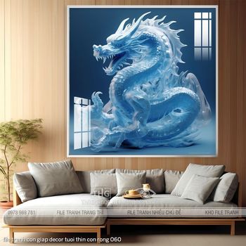 file tranh con giap decor tuoi thin con rong 060