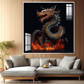 file tranh con giap decor tuoi thin con rong 062