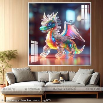 file tranh con giap decor tuoi thin con rong 063