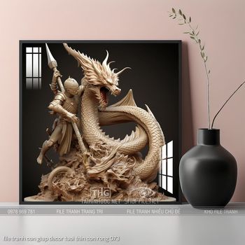 file tranh con giap decor tuoi thin con rong 073