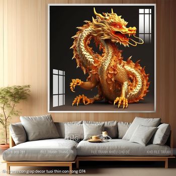 file tranh con giap decor tuoi thin con rong 074