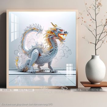 file tranh con giap decor tuoi thin con rong 075