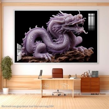 file tranh con giap decor tuoi thin con rong 094