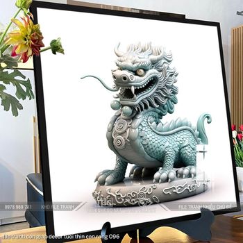 file tranh con giap decor tuoi thin con rong 096