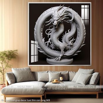 file tranh con giap decor tuoi thin con rong 149