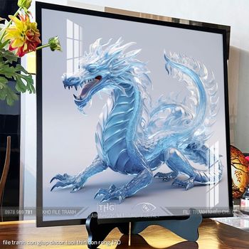 file tranh con giap decor tuoi thin con rong 170