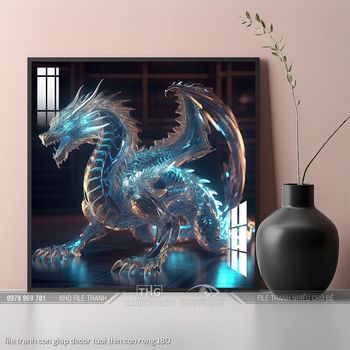 file tranh con giap decor tuoi thin con rong 180