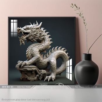 file tranh con giap decor tuoi thin con rong 183