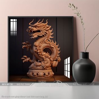 file tranh con giap decor tuoi thin con rong 191