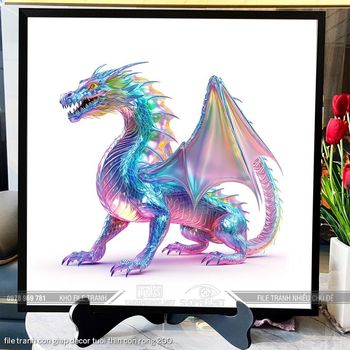 file tranh con giap decor tuoi thin con rong 200