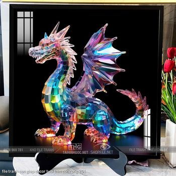 file tranh con giap decor tuoi thin con rong 201