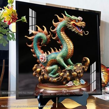 file tranh con giap decor tuoi thin con rong 216