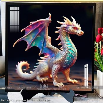 file tranh con giap decor tuoi thin con rong 226