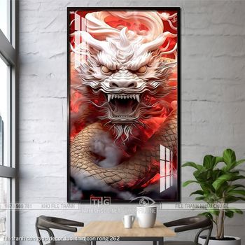 file tranh con giap decor tuoi thin con rong 262