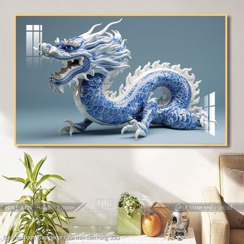 file tranh con giap decor tuoi thin con rong 330