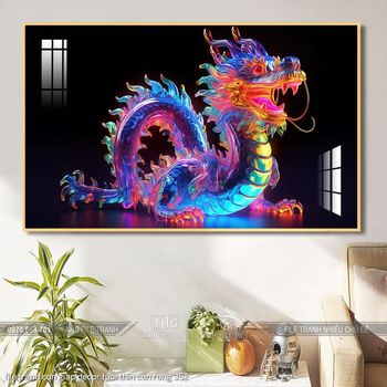 file tranh con giap decor tuoi thin con rong 352