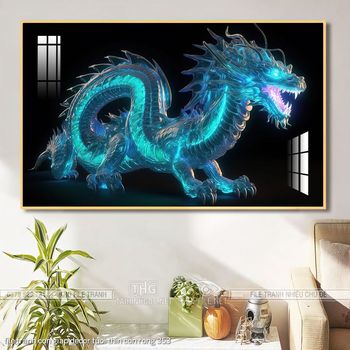 file tranh con giap decor tuoi thin con rong 353