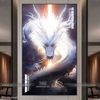 file tranh con giap decor tuoi thin con rong 371