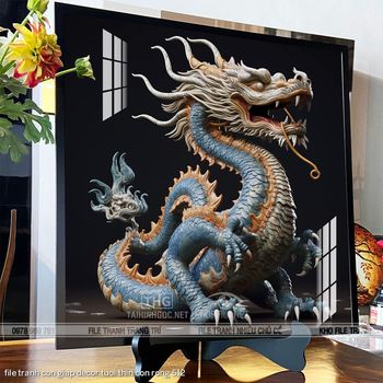 file tranh con giap decor tuoi thin con rong 512