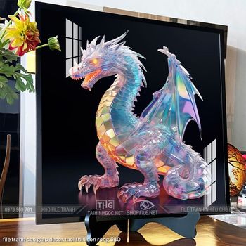 file tranh con giap decor tuoi thin con rong 580