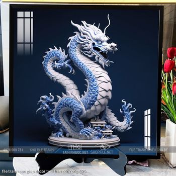 file tranh con giap decor tuoi thin con rong 625