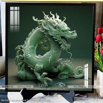 file tranh con giap decor tuoi thin con rong 630