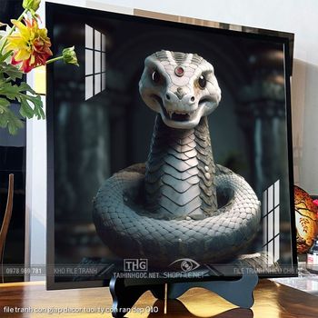 file tranh con giap decor tuoi ty con ran dep 010