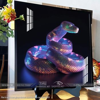 file tranh con giap decor tuoi ty con ran dep 015