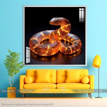 file tranh con giap decor tuoi ty con ran dep 017