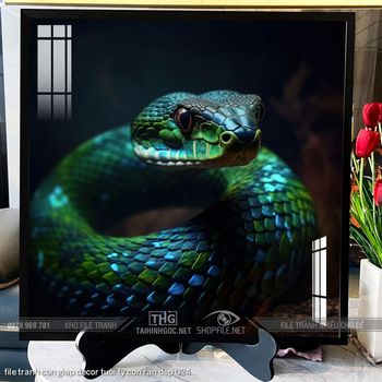 file tranh con giap decor tuoi ty con ran dep 024