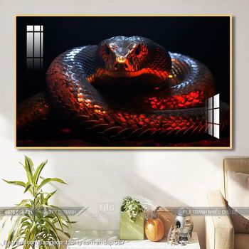 file tranh con giap decor tuoi ty con ran dep 087