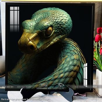 file tranh con giap decor tuoi ty con ran dep 101