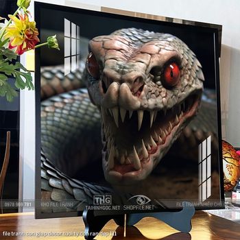 file tranh con giap decor tuoi ty con ran dep 111