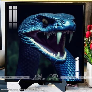 file tranh con giap decor tuoi ty con ran dep 137