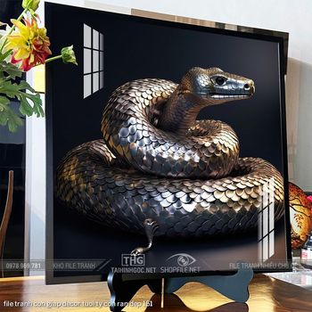 file tranh con giap decor tuoi ty con ran dep 151