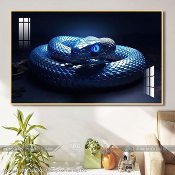 file tranh con giap decor tuoi ty con ran dep 173