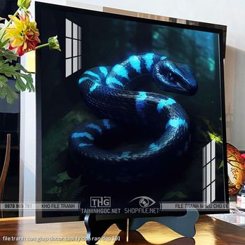 file tranh con giap decor tuoi ty con ran dep 191