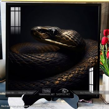 file tranh con giap decor tuoi ty con ran dep 199